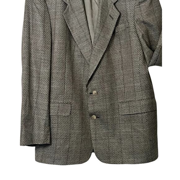 Christian Dior Monsieur Blazer Mens Size 46R Gray Blue Single Breasted Vintage - Picture 5 of 10